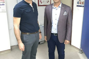 Doç. Dr. Sayın Ahmet Hakan Haliloğlu\'na Ziyaret