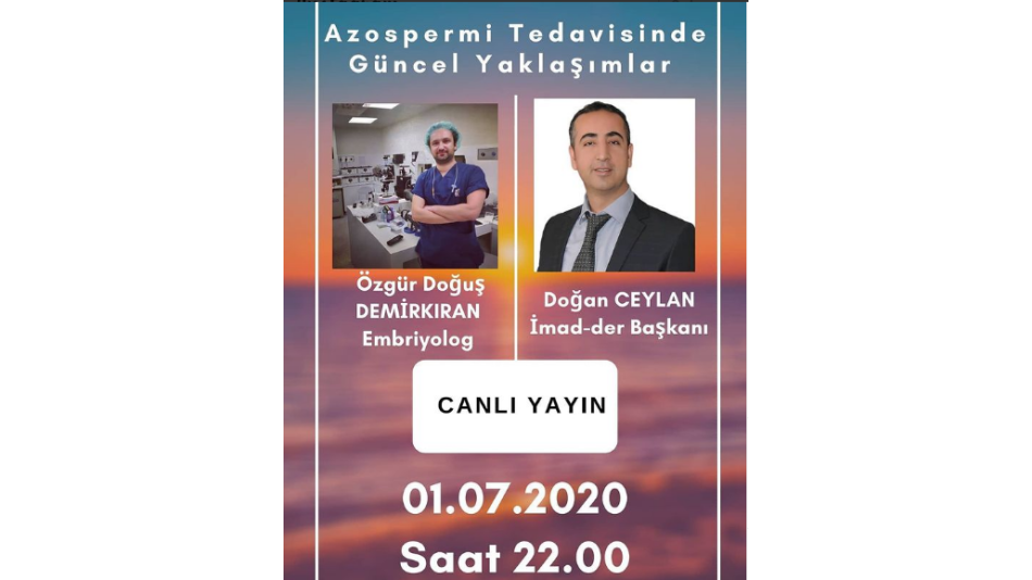 Embriyolog Özgür Doğuş DEMİRKIRAN ile İnstagram Canlı Yayın Programı