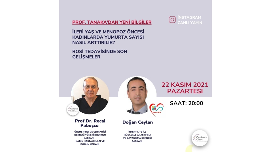 Prof. Dr. Recai Papuçcu ile İnstagram Canlı Yayını